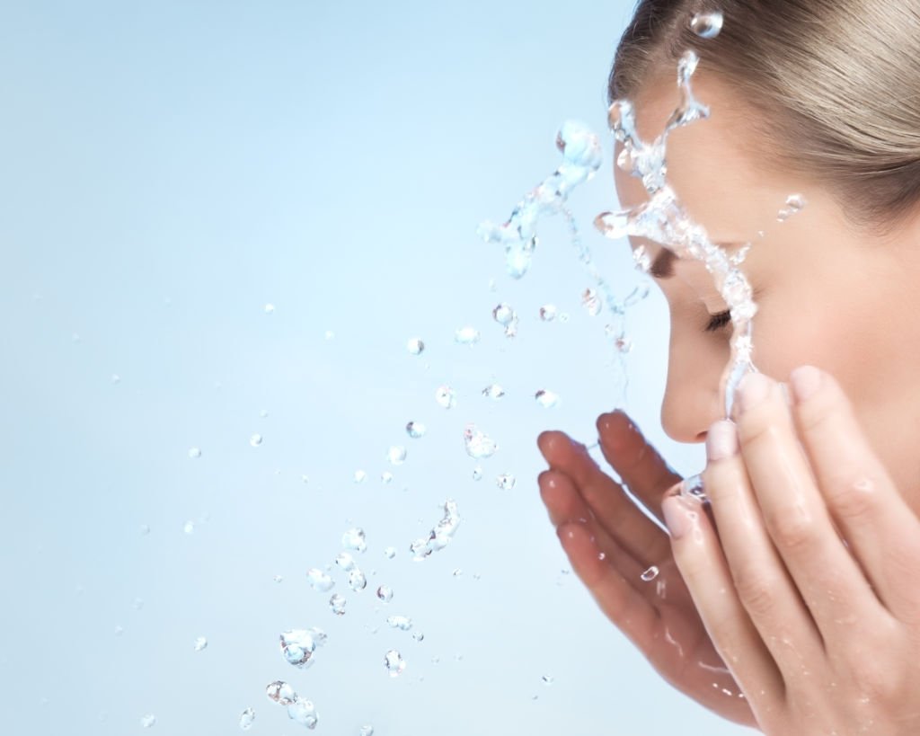 Rinse your Face with Cold Water and Soap