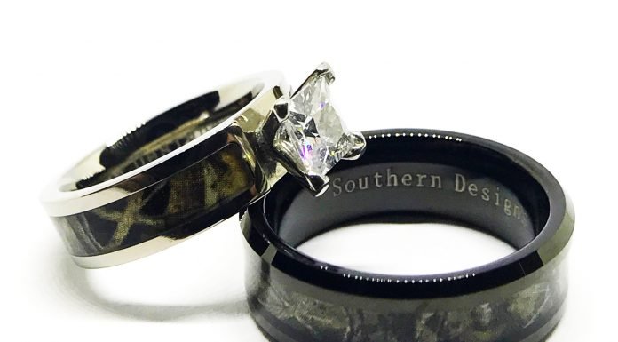 It’s All About (The) CAMO WEDDING RINGS Camo wedding Rings
