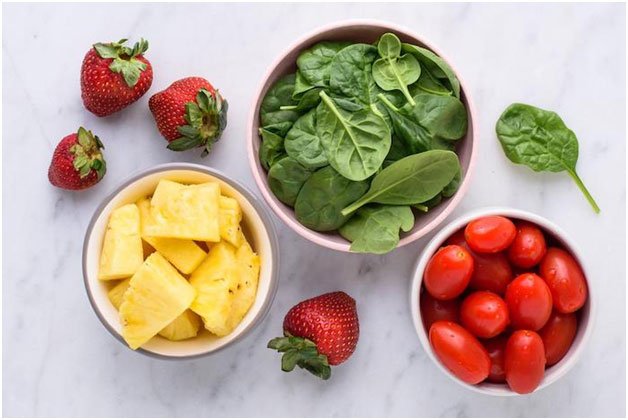 Eat lots of fruits and vegetables