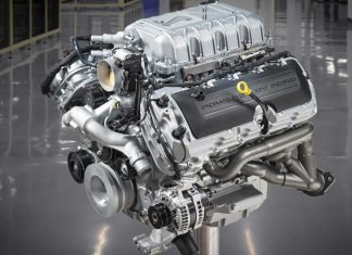 Ford Mustang Predator V8 Engine in Combo with A Stick Shift Ford Mustang Predator V8 Engine