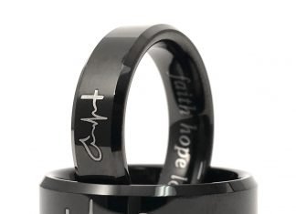 Men’s Faith Hope Love Ring: Types of Rings Mens Faith Hope Love Ring