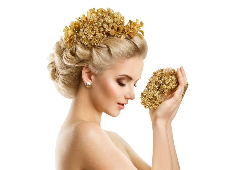 Before Getting Golden Hair