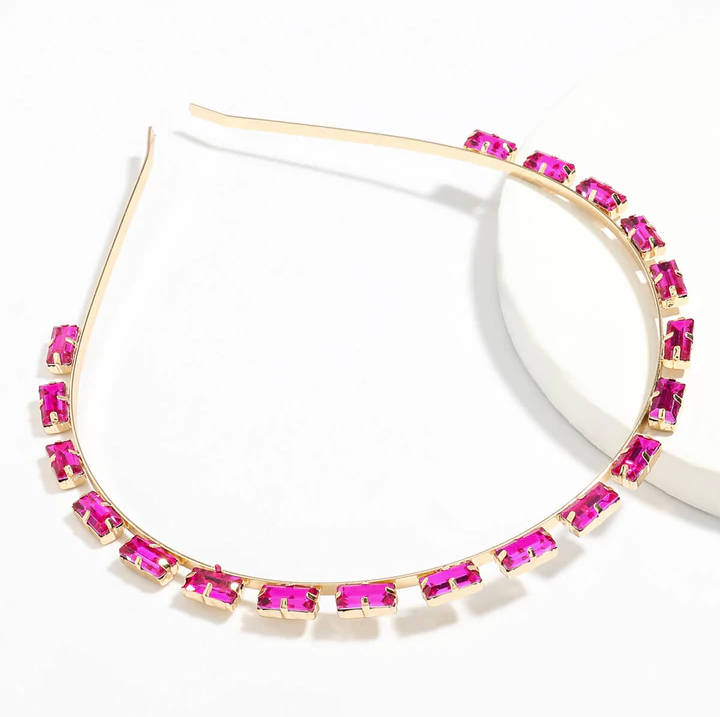 Studded Rhinestone Hair Crown