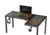 Eureka Ergonomics GAMING DESK: GTG-L60 60″ Spectrum RGB Reversible L Shape Glass Eureka Ergonomics GAMING DESK